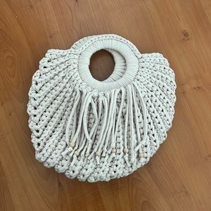 Handmade woven handbag